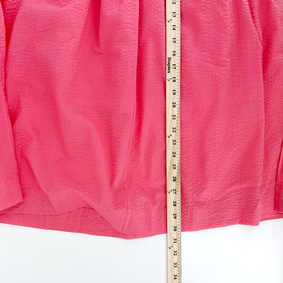 AYR Skirt Women Medium Triple Threat Midi Cotton Summer Smocked Minimalist - Picture 9 of 10